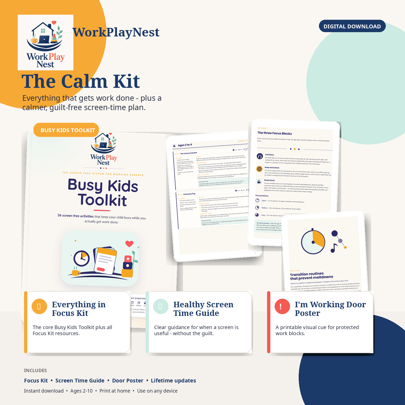 The Calm Kit – product mockup