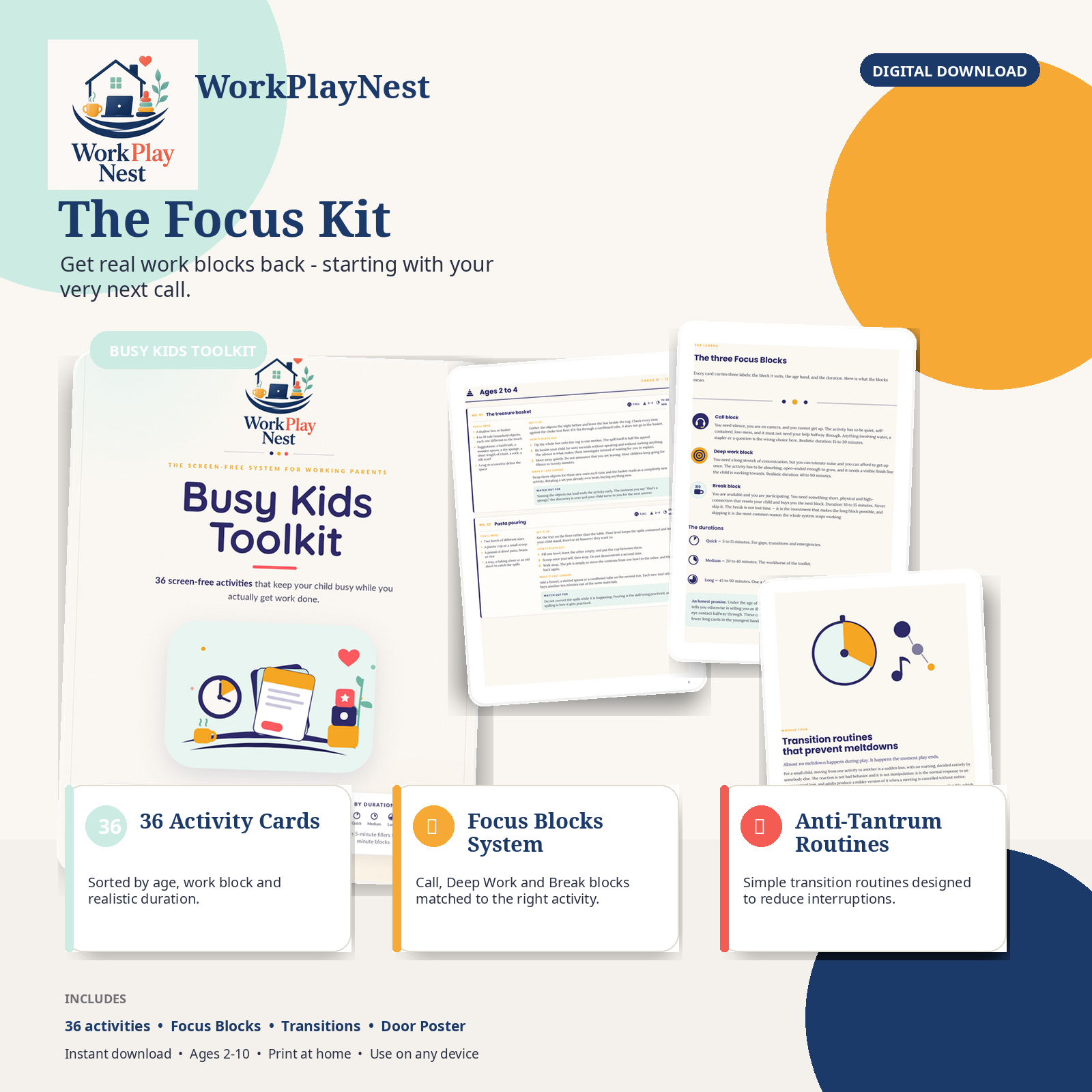 The Focus Kit – product mockup